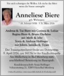 eine Anzeige