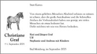 eine Anzeige
